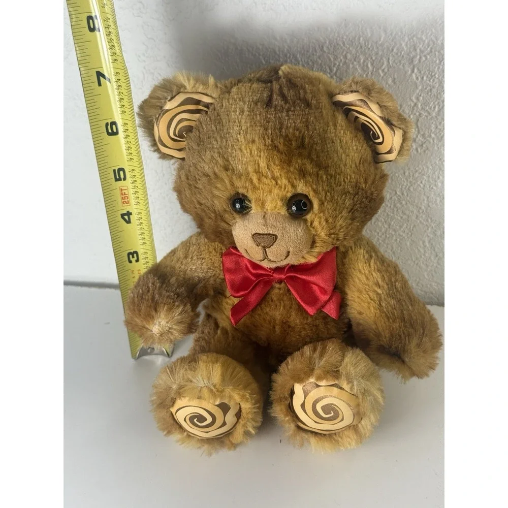 BUILD A BEAR CINNAMON ROLL SWIRL BEAR MINI BUDDY SMALLFRY BAB CHRISTMAS PLUSH
